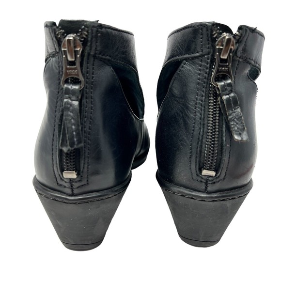 Dansko Women's Black Cut-out Ankle Leather Bonita Boots Sz. 7.5 - Picture 5 of 9